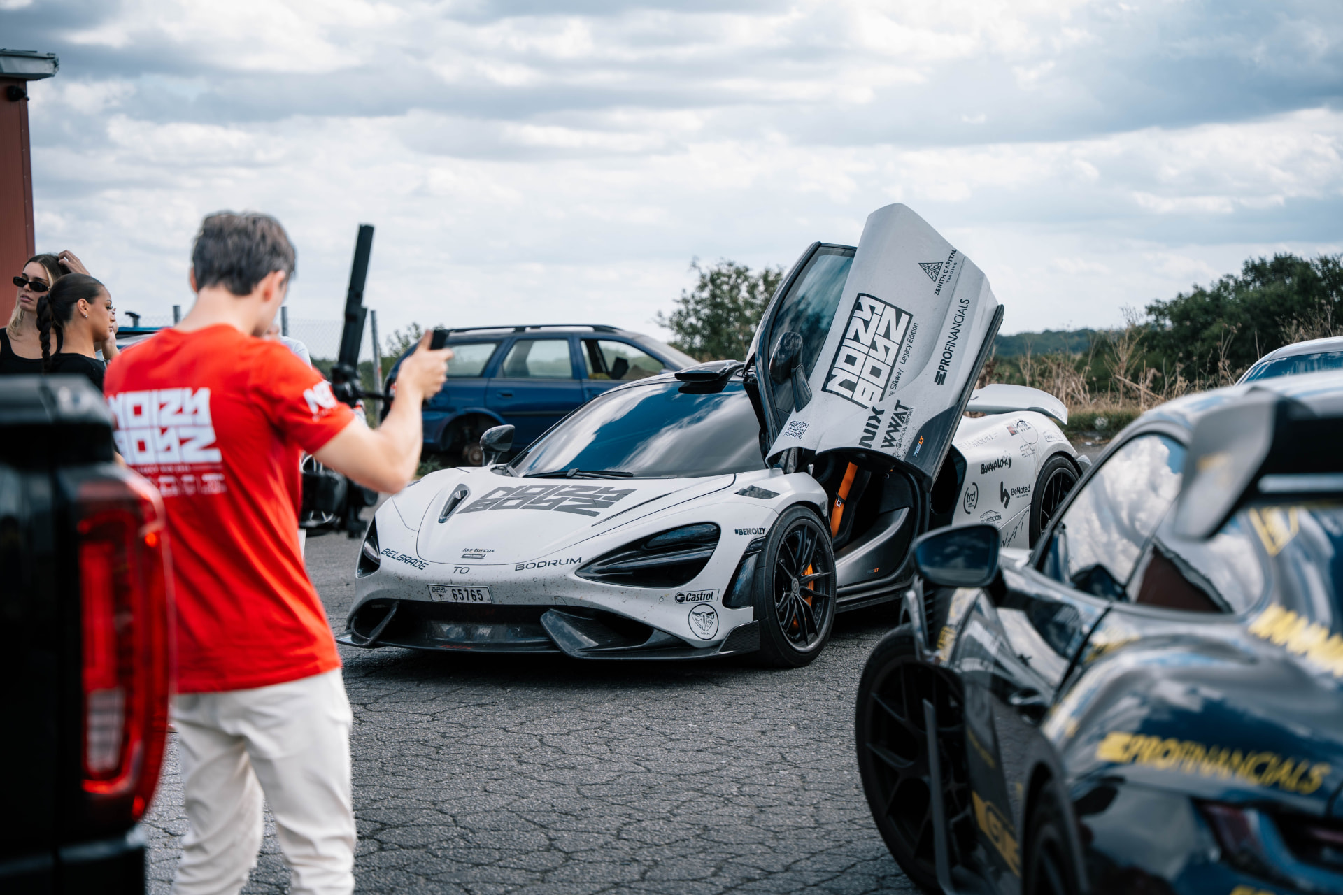 Behind the scenes: McLaren car shoot on location